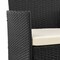 Manhattan Comfort Imperia Steel Rattan 4-Piece Patio Conversation Set with Cushions in Cream OD-CV008-CR - alternate 10